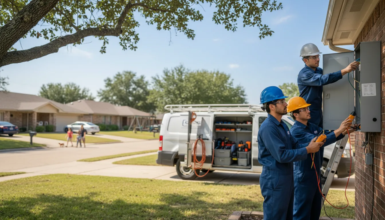 Certified electrician providing emergency electrical services in Arnett, OK